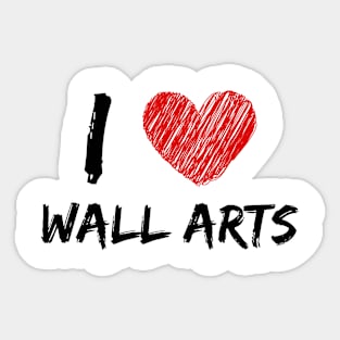 I Love Wall Arts Sticker